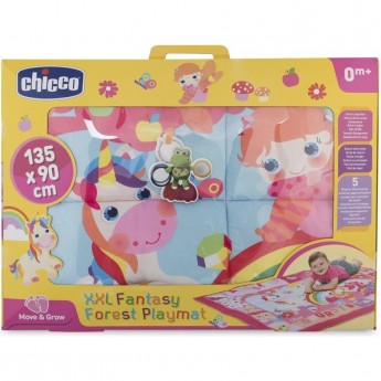 Игровой коврик XXL CHICCO "Лесные друзья" (розовый), Розовый Игровой коврик XXL CHICCO "Лесные друзья" (розовый), Розовый