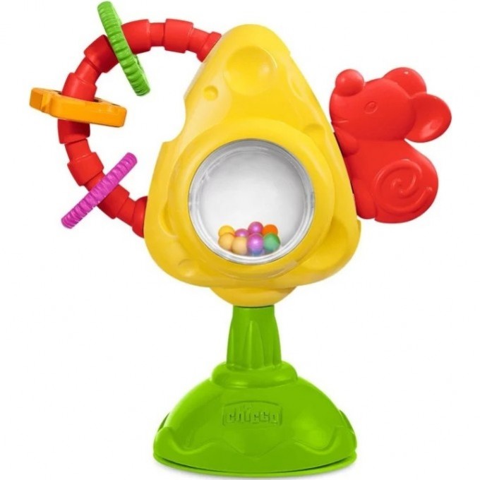 Игрушка для стульчика CHICCO Мышка с сыром и крекерами 6+ 00005832000000