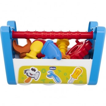 Игрушка-конструктор 2 в 1 CHICCO "Инструменты", Разноцветный