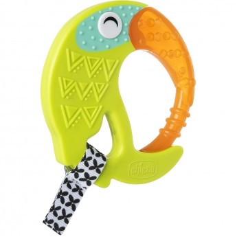 Игрушка с зубным кольцом CHICCO FRESH FUNNY TEETHER TOUCAN 6мес+ Игрушка с зубным кольцом CHICCO FRESH FUNNY TEETHER TOUCAN 6мес+