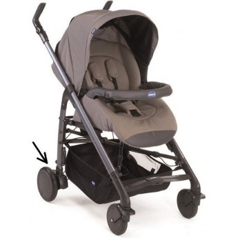 Крепеж для заднего колеса к коляске CHICCO TRIO LOVE