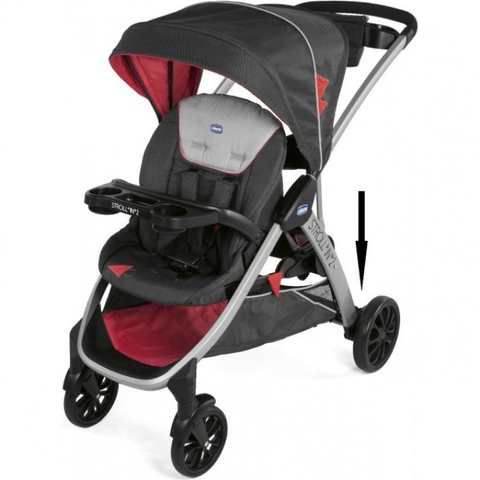 Крепление для заднего колеса коляски CHICCO STROLL'IN'2 12797810200