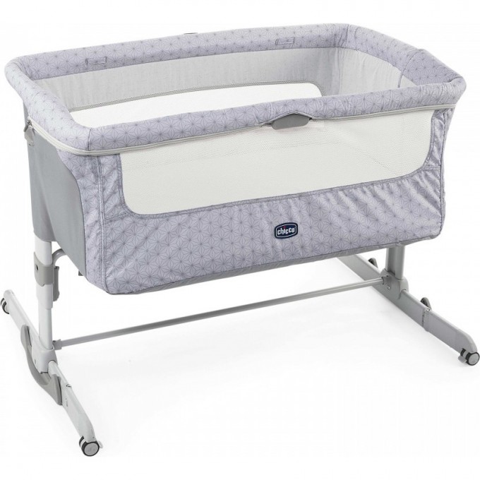 Кроватка детская CHICCO NEXT2ME DREAM, SILVER 07079445490000