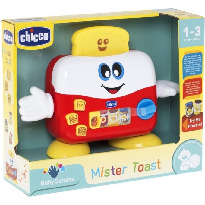 Музыкальная игрушка CHICCO "Mr Toast", Красный 9224100000