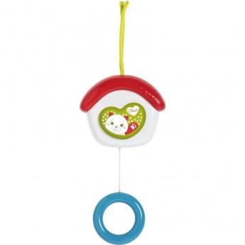 Подвеска музыкальная для кроватки CHICCO "Домик", Разноцветный