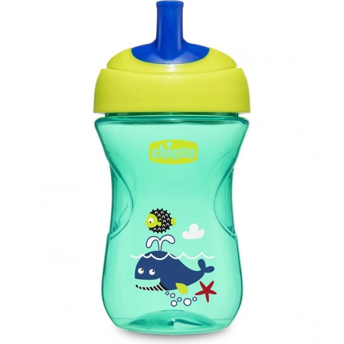 Поильник CHICCO ADVANCED CUP 12+, зеленый 00006941220180