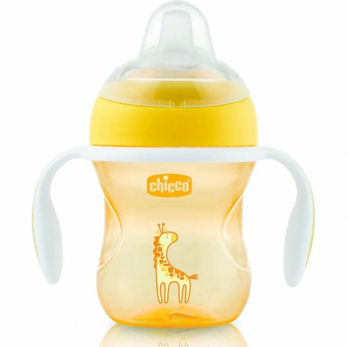 Поильник CHICCO TRANSITION CUP 4м+, оранжевый 00006911320180