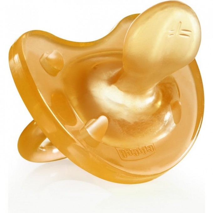 Пустышка латексная CHICCO PHYSIO SOFT 6-12, Желтый 00073002310000