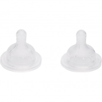 Соска CHICCO WELL-BEING 2 шт., 2м+, силикон, средний поток Соска CHICCO WELL-BEING 2 шт., 2м+, силикон, средний поток