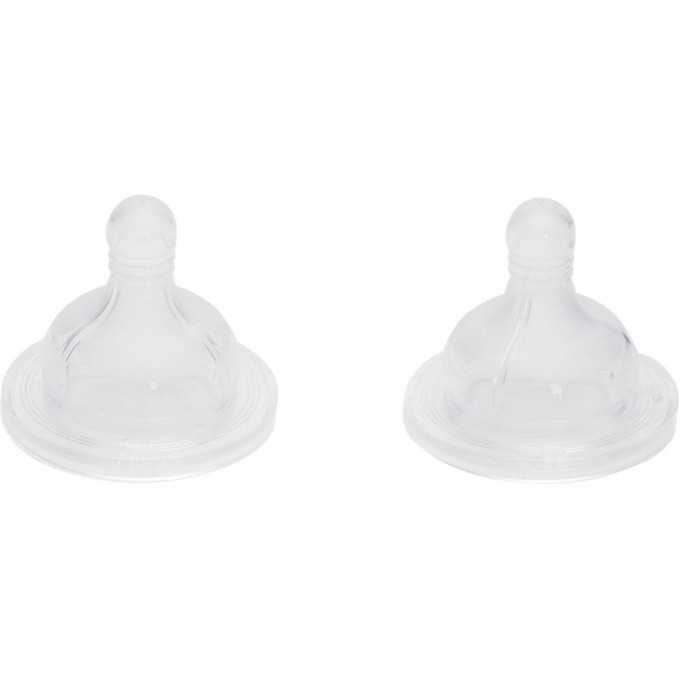 Соска CHICCO WELL-BEING 2 шт., 2м+, силикон, средний поток 00020823200000