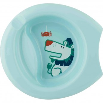 Тарелка CHICCO EASY FEEDING BOWL 6м+ голубая Тарелка CHICCO EASY FEEDING BOWL 6м+ голубая