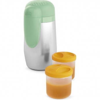Термос для питания 2-в-1 CHICCO, Серый Термос для питания 2-в-1 CHICCO, Серый