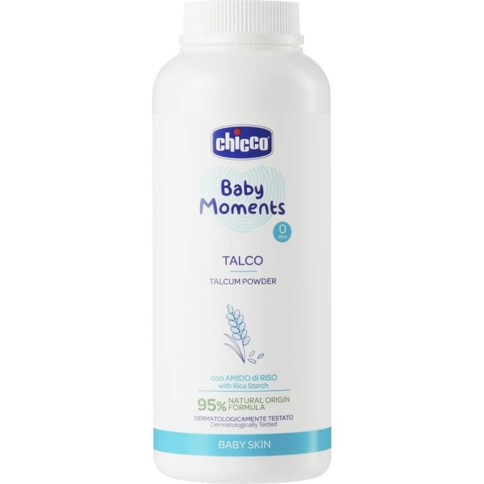 Защитный тальк CHICCO BABY MOMENTS DELICATE SKIN 150 гр 00010397000000